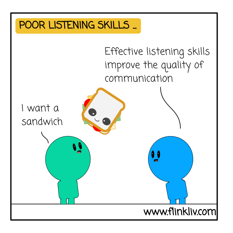 Conversation about poor listening skills